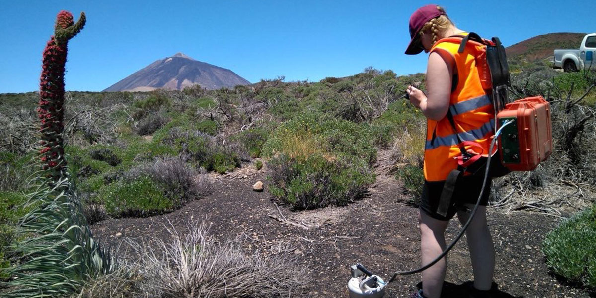 Diffuse degassing monitoring, NERZ volcano, Tenerife